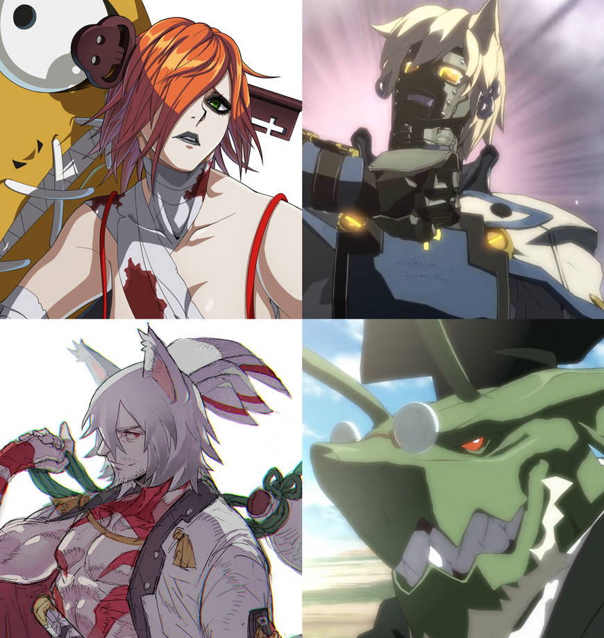I vectorized some characters from the art book : r/GuiltyCrown