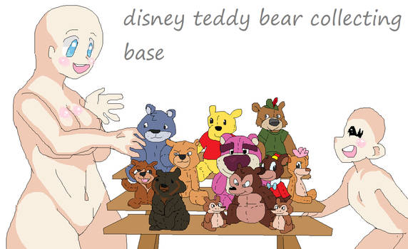 disney bear plush base!!