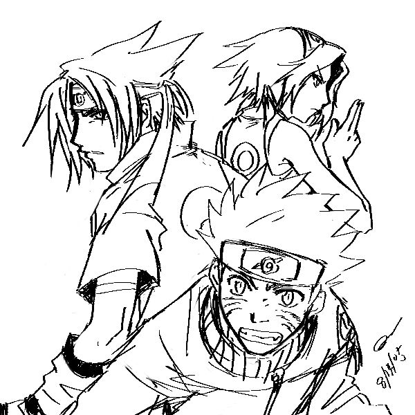 Naruto - Team 7 by majochan on DeviantArt naruto-team-7-by-majochan-on-deviantart