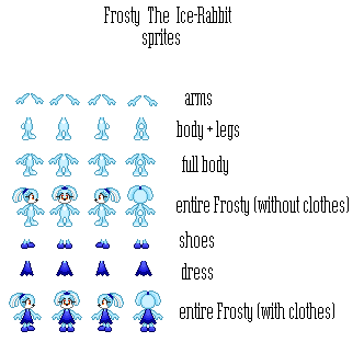 Frosty sprites