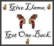 Give Llama, Get Llama Back.