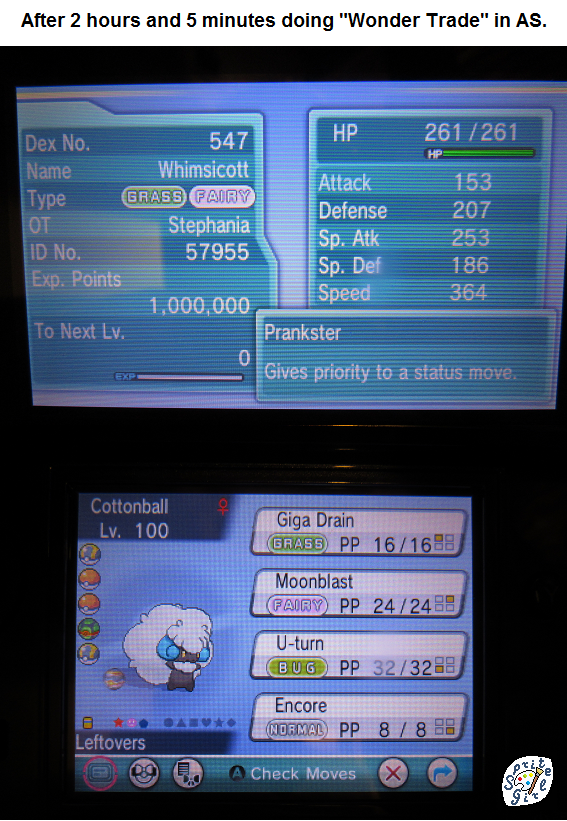 Wonder Trade + 2 hours = ...