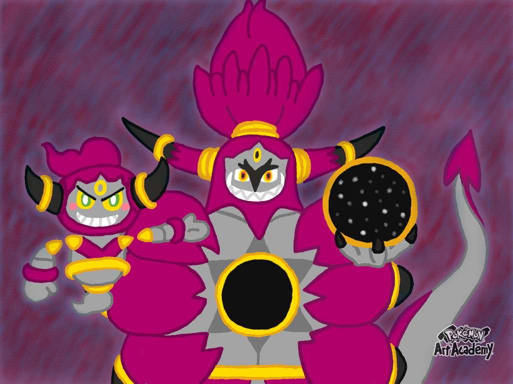 Pokemon Art Academy - Confined and Unbound Hoopa