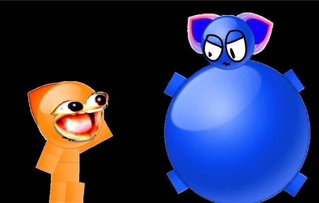 Yellow emoji cat blueberry inflation by Br8el on DeviantArt