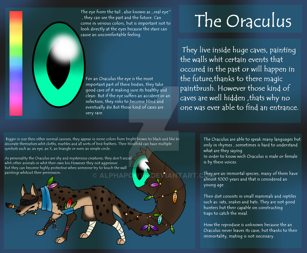 Oraculus Species ref.