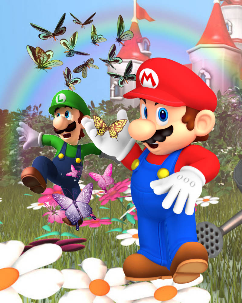 Mario Says, Happy Spring Everyone! by MarioBro814 on DeviantArt