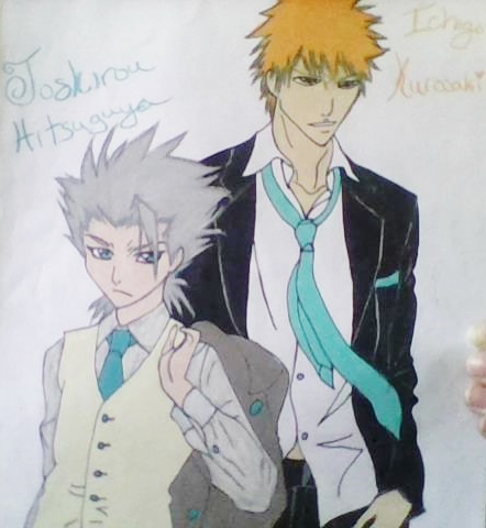 Ichigo and Toshiro