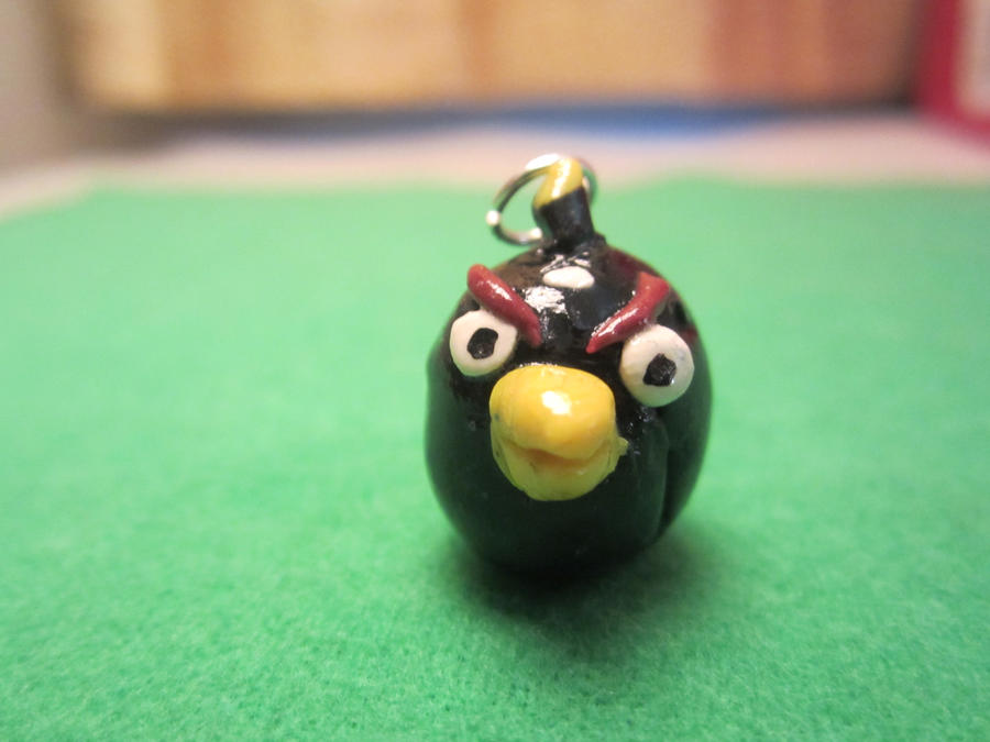 Angry Birds Black Bird Charm