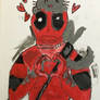 Dead pool canvas painting