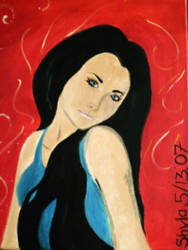 Amy Lee. Acrylic.