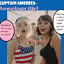 Captain america-american girl