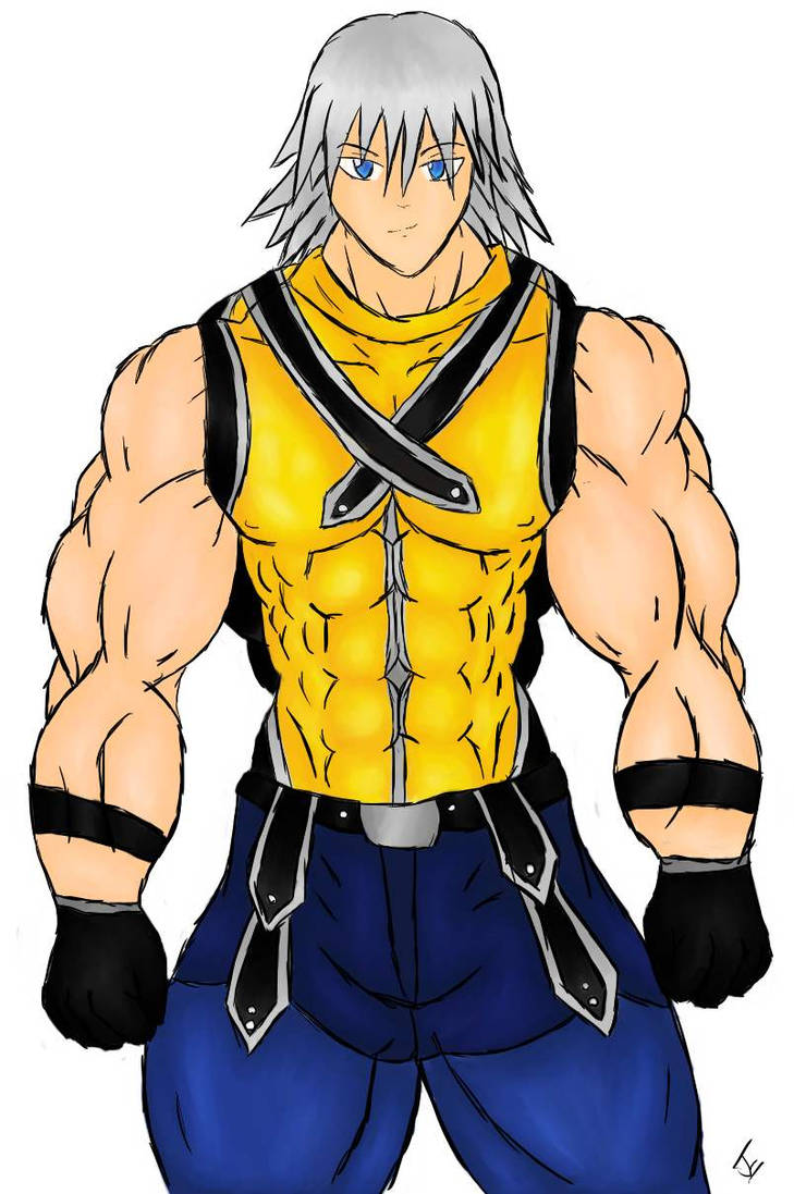 Buff Riku by paintedpaper on DeviantArt