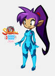 Zero Suit Shantae (HGH-Style) by DOLLofPARANOIA