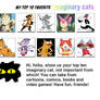 Top Ten Imaginary Cats Meme
