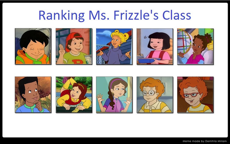 Fizzle Character Ranking Ms. Frizzle's Class by raidpirate on DeviantArt