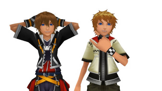 Sora and Roxas Natural Hair