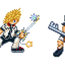 KH: Roxas, Xion and Lea Sprites (FELIPEXV)