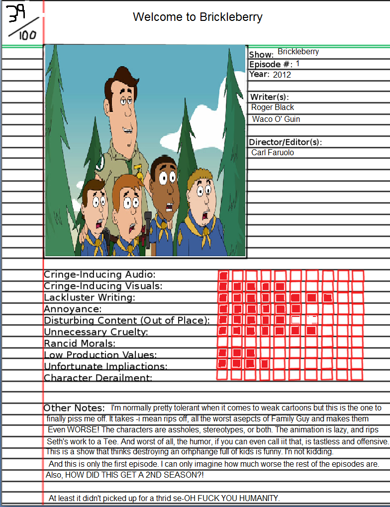 Spongey's Notebook: Welcome to Brickleberry