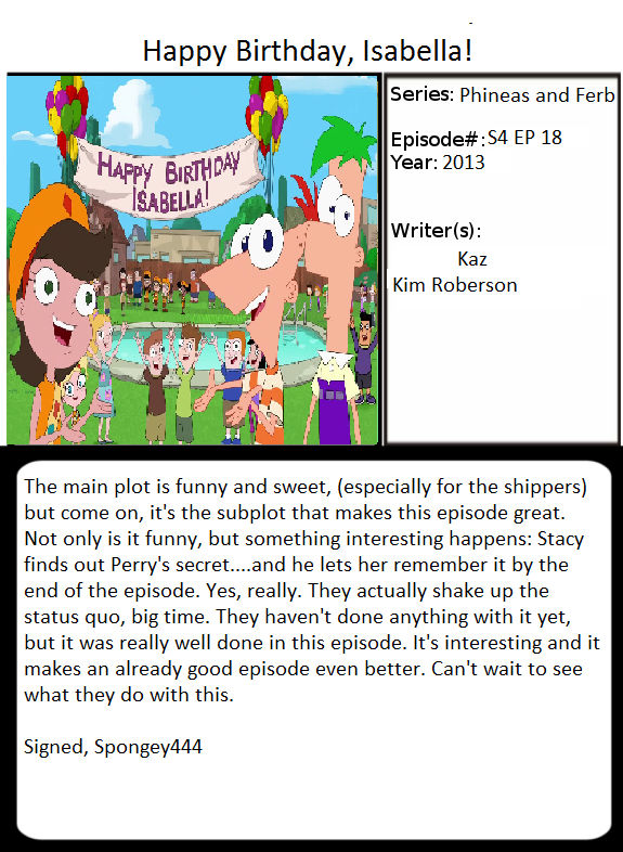 1001 Animations Happy Birthday Isabella By Spongey444 On Deviantart