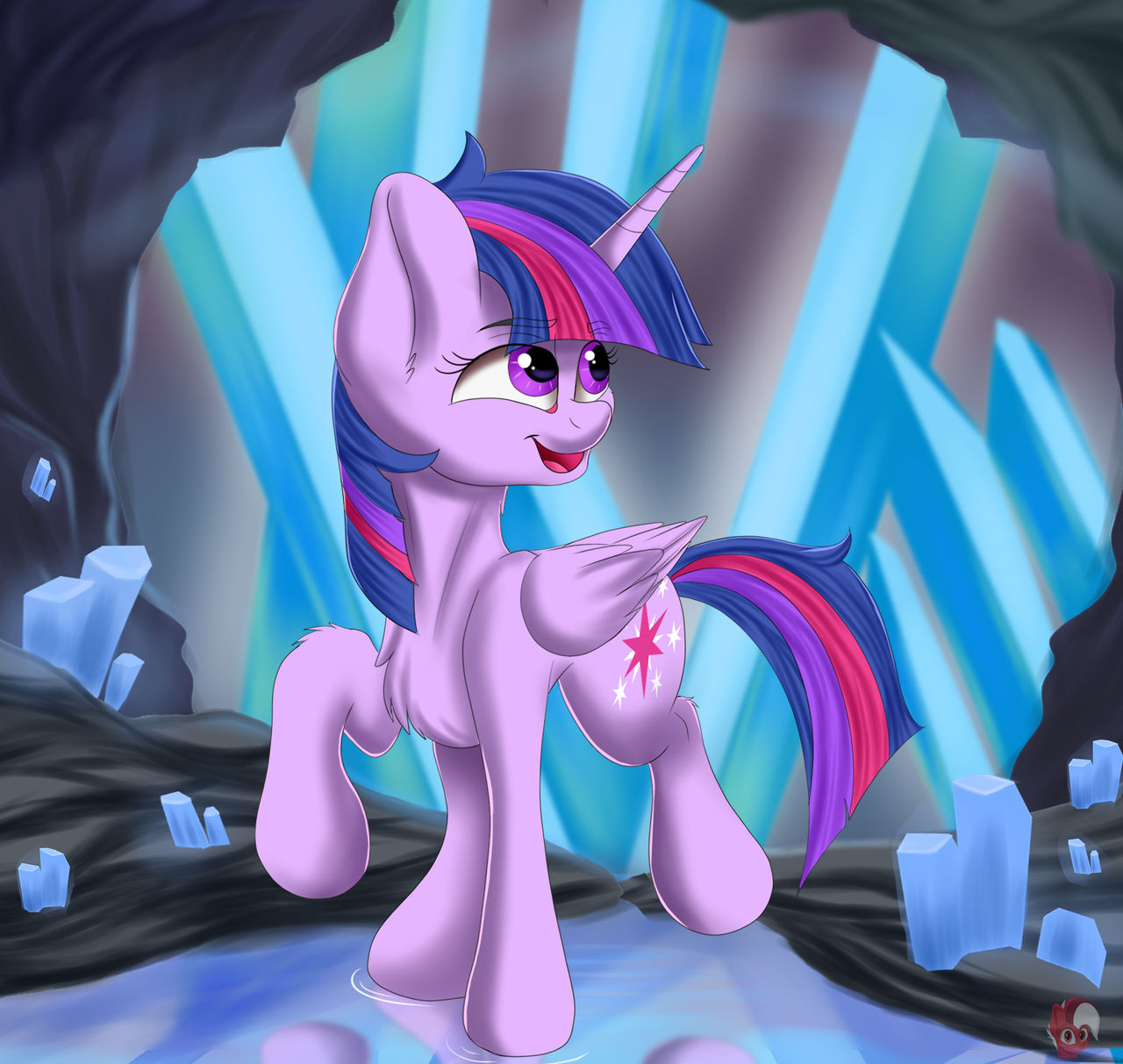 Twily and crystals
