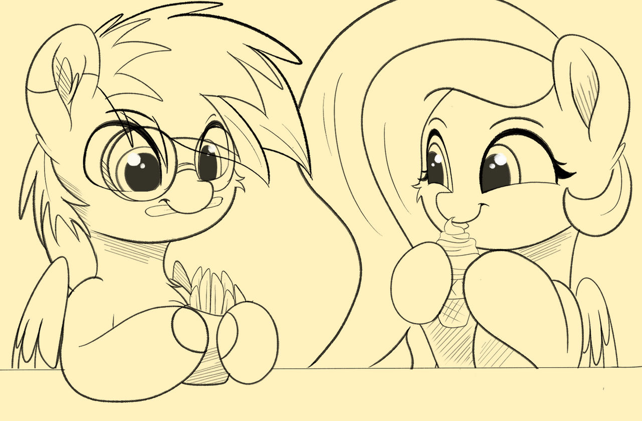 Commission : Banana and Cotton Swirl