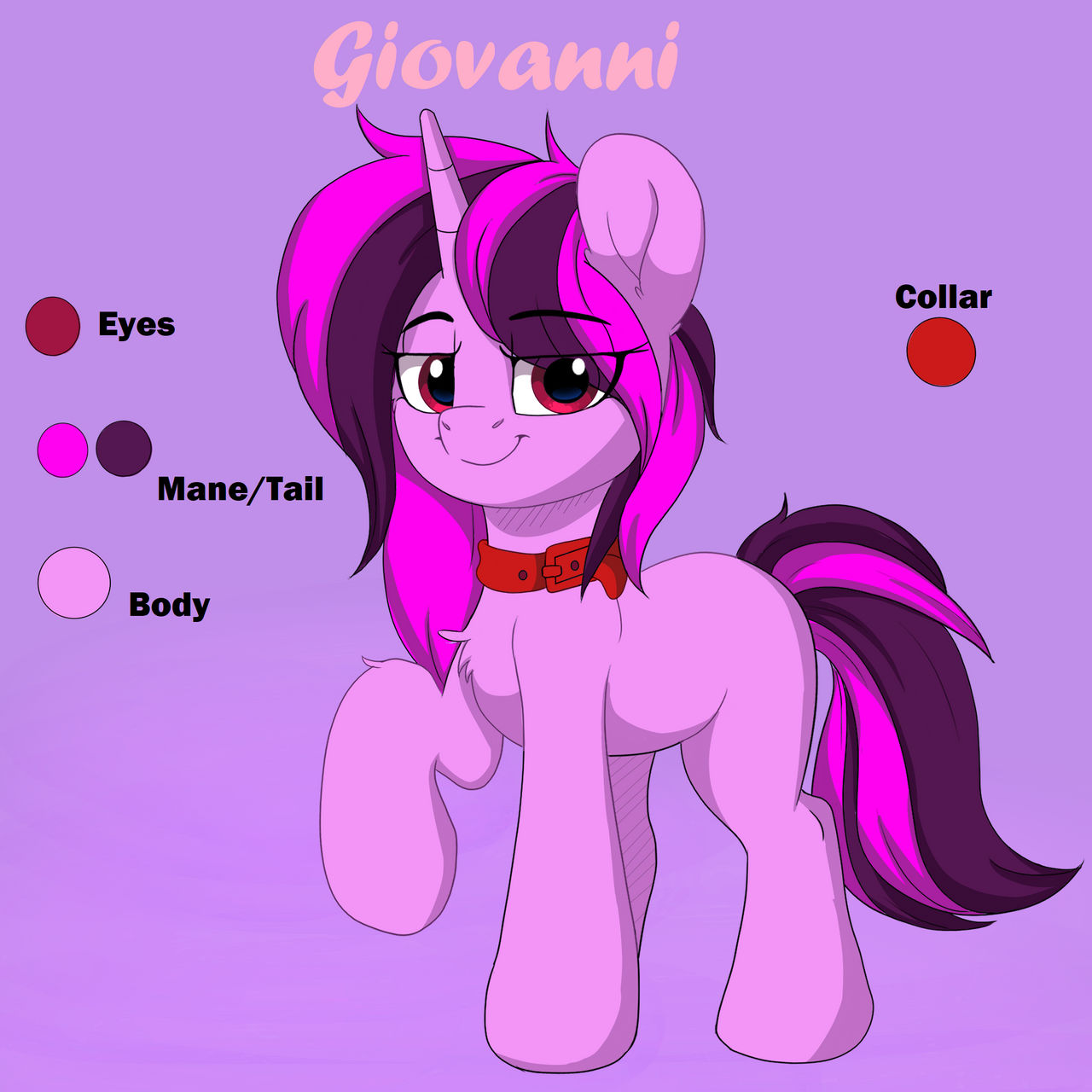 Commission : Giovanni reference sheet