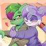 Friend huggie