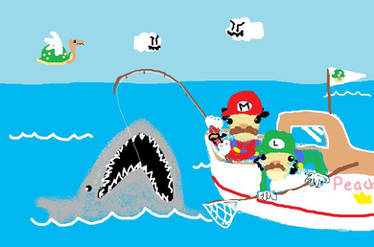 Mario Bros. VS. Jaws