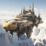 Futuristic Hovering Space Station 06