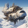 Futuristic Hovering Space Station 09