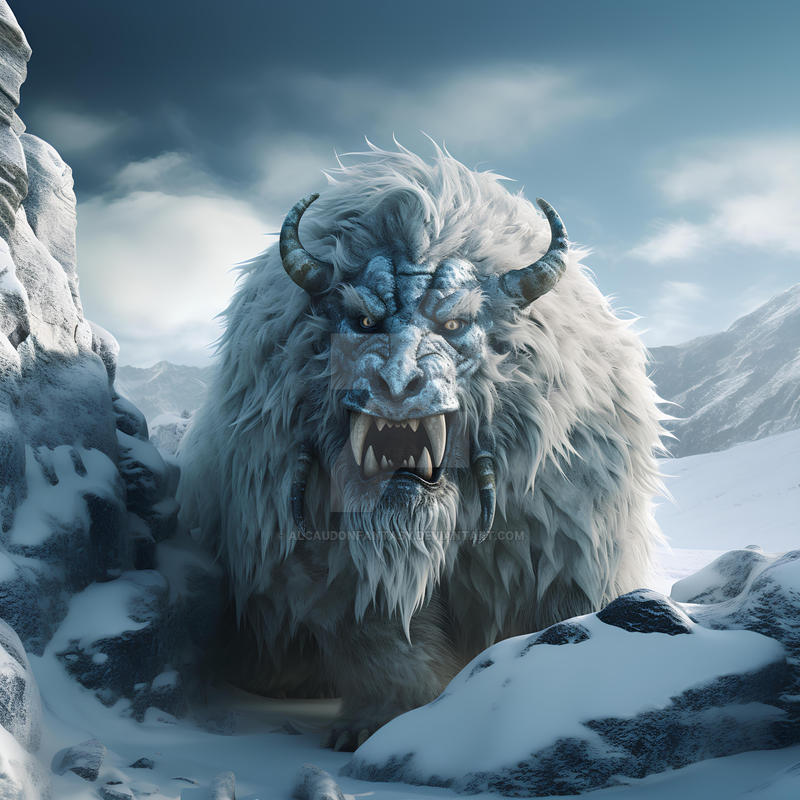 Snowb Monster Epic Monster in the Snow 30 by AlcaudonFantasy on DeviantArt