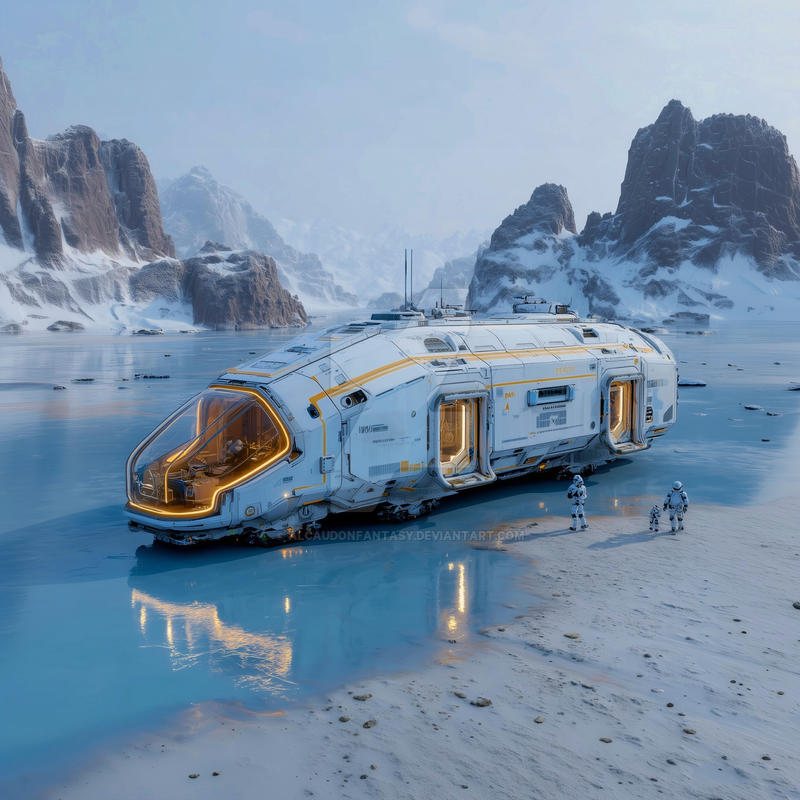 Outpost98 Outpost beyond the Frozen Horizon by AlcaudonFantasy on DeviantArt