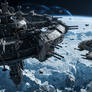 Sentinel Station Above Frozen World