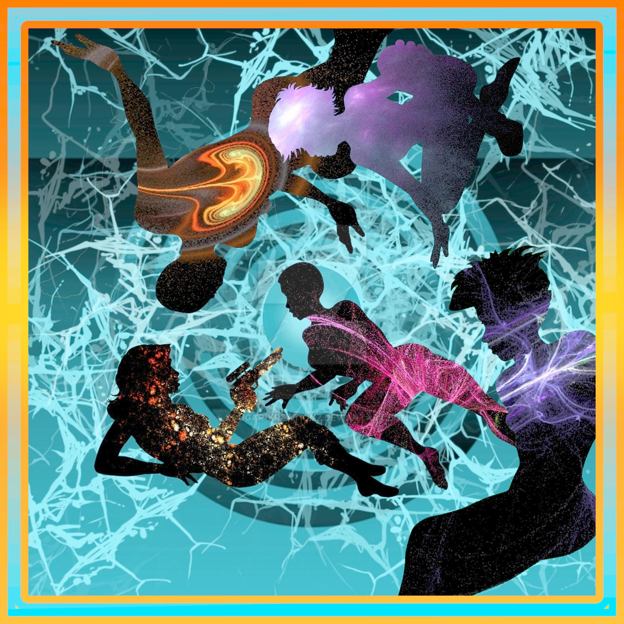 Multiple Dimensions Deviantart Multi-dimensional Silhouettes by KOUGAR-KREATIONZ on DeviantArt