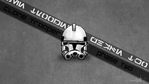 Clone Trooper Phase Two Helmet Wallpaper