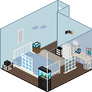 Isometric Bedroom