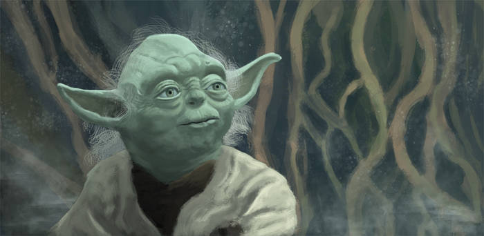 Yoda Digital Painting