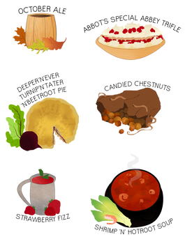 Redwall Feast Stickers