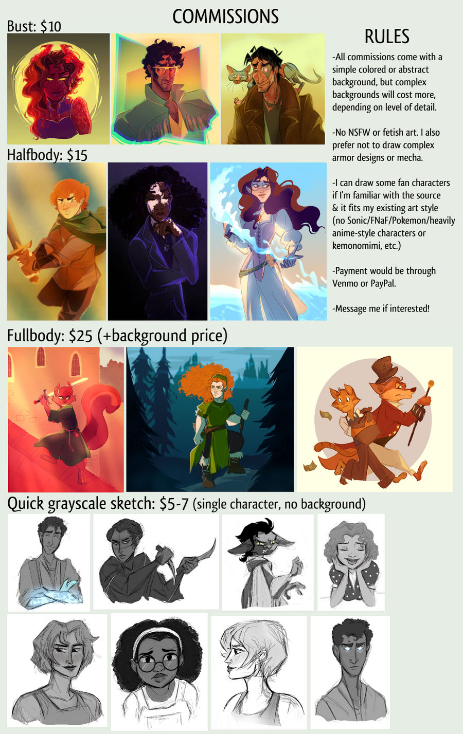 FOR HIRE] October commissions OPEN (3 slots) : r/artcommissions