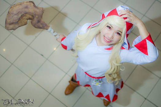 Look up from below ~ White Mage from Final Fantasy