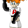 Misty dancing in Team Rocket Uniform