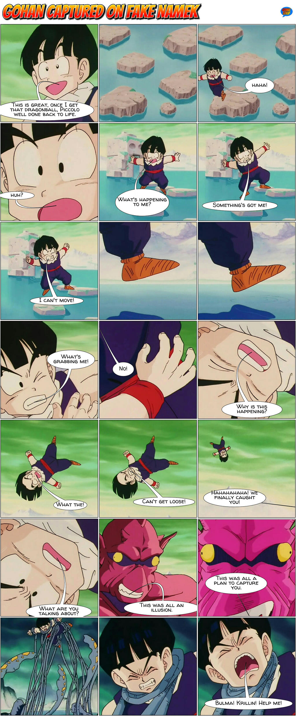 Fake Gohan Gohan Captured On Fake Namek by AlphaGodzilla1985 on DeviantArt