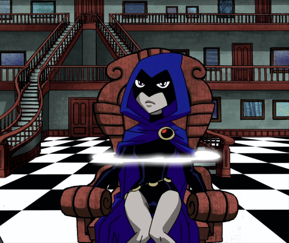 Teen Titans - Raven in Mad Mod's chair