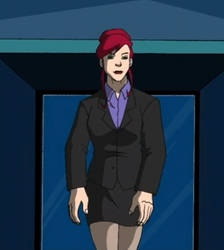 April O'Neil as a business outfit