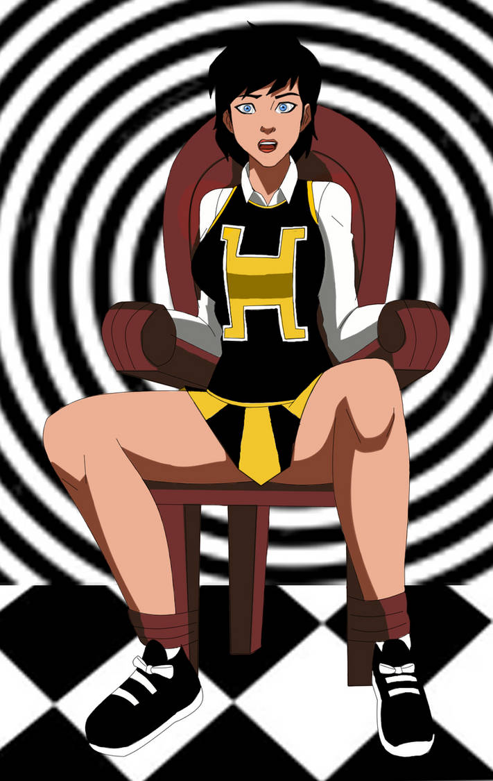 Young Justice - Wendy Harris locked to a chair 2