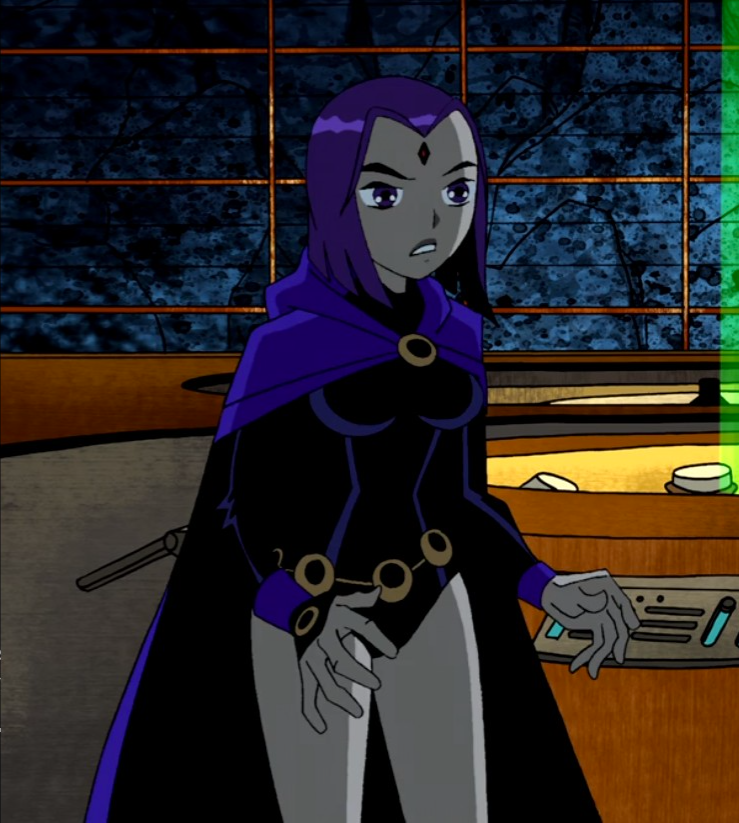 Teen Titans 2003 - Raven (unhooded) 2 by AlphaGodzilla1985 on DeviantArt