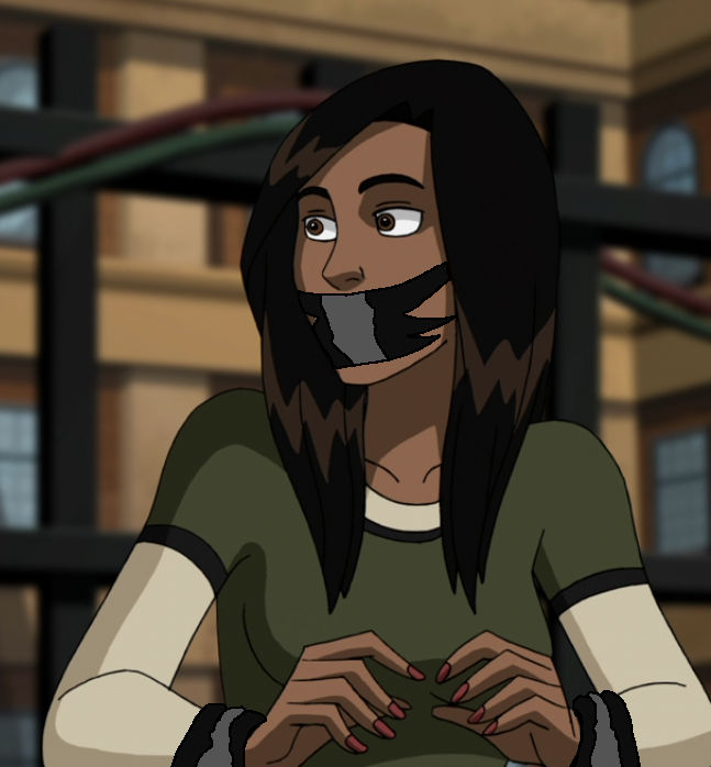 Ultimate Spider Man Ava Ayala captured by Venom by AlphaGodzilla1985