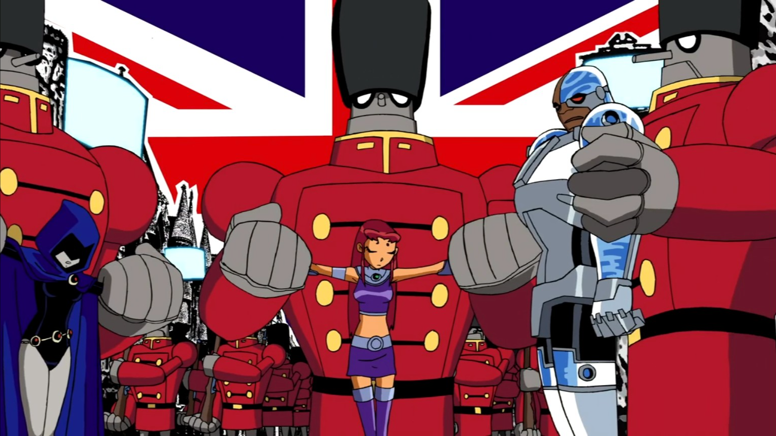 Teen Titans captured by Mad Mod's robots by AlphaGodzilla1985 on DeviantArt