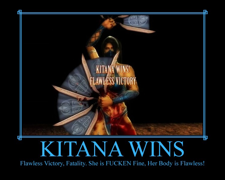 Kitana Wins by IamSubZero on DeviantArt
