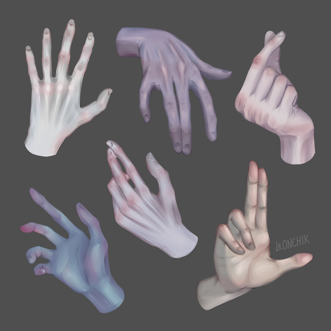 Hands|Study by Leonchikart on DeviantArt